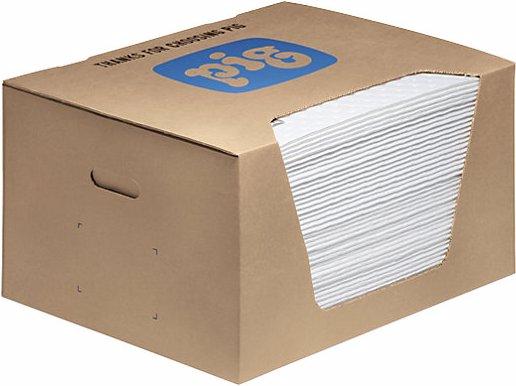 Actual product image New Pig FAT MAT® Oil-Only absorbent sheeting mat, heavyweight version, pack of 50, WxL (50 pcs.)