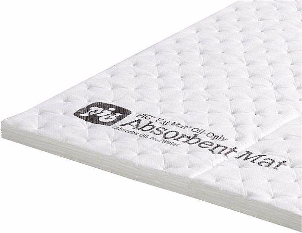 Actual product image New Pig FAT MAT® Oil-Only absorbent sheeting mat, heavyweight version, pack of 50, WxL (50 pcs.)