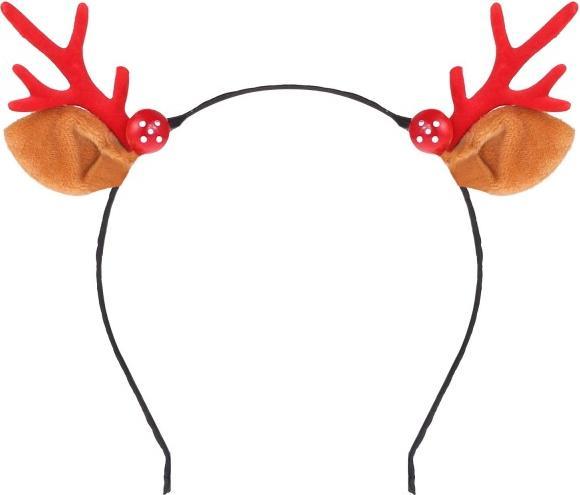 Actual product image Snazzy Santa Reindeer headband from