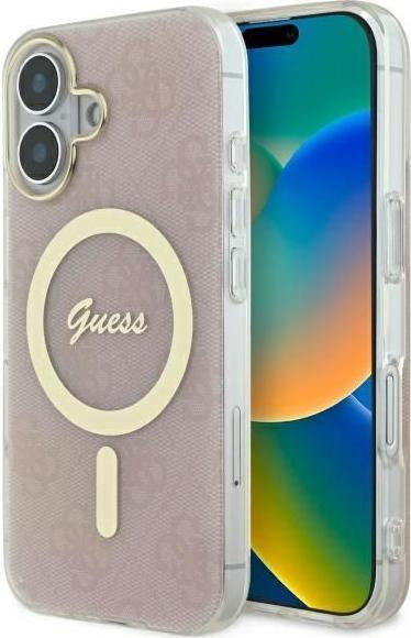Produktbild Guess GUHMP16MH4STP iPhone 16 Plus 6.7" różowy/pink hardcase IML 4G MagSafe (Apple iPhone 16 Plus)