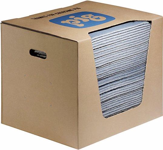 Actual product image New Pig BLUE® absorbent suction mat - universal absorbent sheets, universal version, in (50 pcs.)