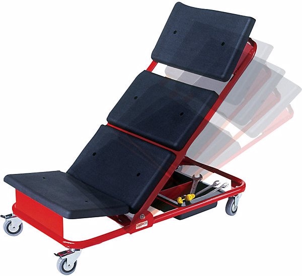 Immagine prodotto Global Stole Carrello sotto auto da meccanico, schienale inclinabile, con 4 imbottiture in