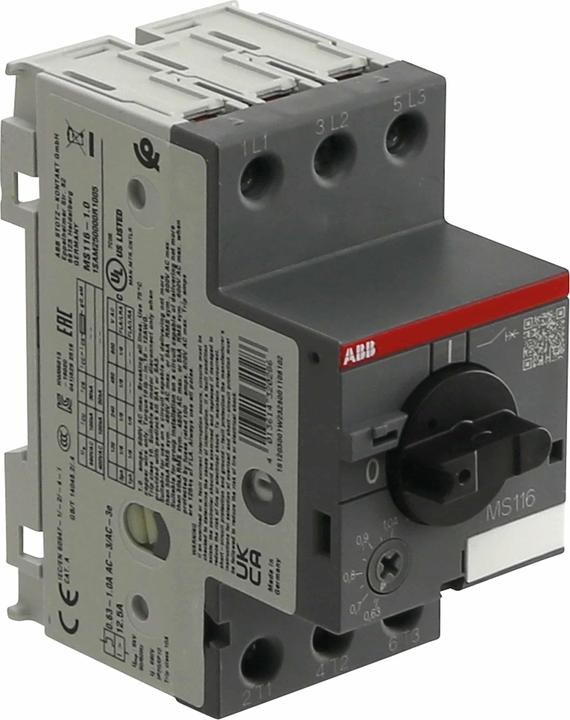 Image du produit ABB Disjoncteur-moteur MS116 - 1,0