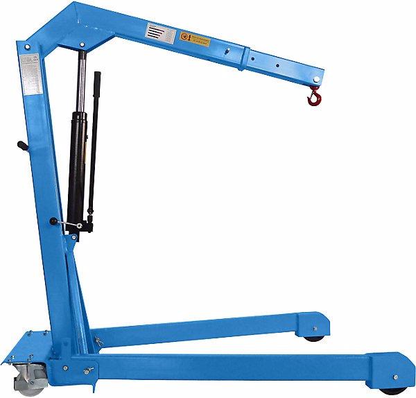 Immagine prodotto Janssen Hydraulik-Technik Gru per officina BLUE, portata 1000 kg, supporto mobile puntellato, sistema