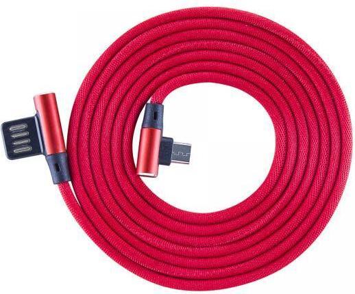 Image du produit Sbox USB->Micro USB 90 M/M 1.5m USB-MICRO-90R strawberry red (1.50 m, USB 2.0)