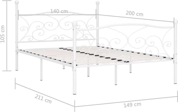 Image du produit vidaXL Bettgestell (140 x 200 cm)