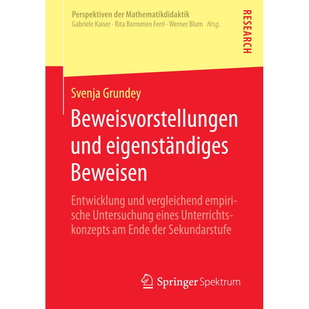 Beweisvorstellungen und eigenständiges Beweisen, Fachbücher