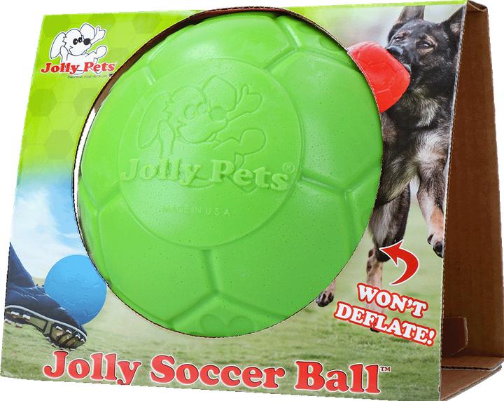 Actual product image Jolly Pets Jolly Soccer Ball Grün L (20 cm) (Ball toy dog)