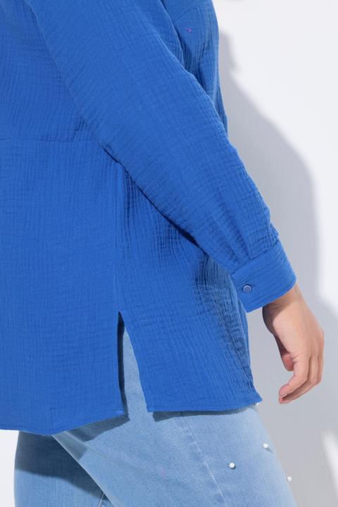 Image du produit Miamoda Bluse, A-Linie, Musselin, Ziernähte (42)