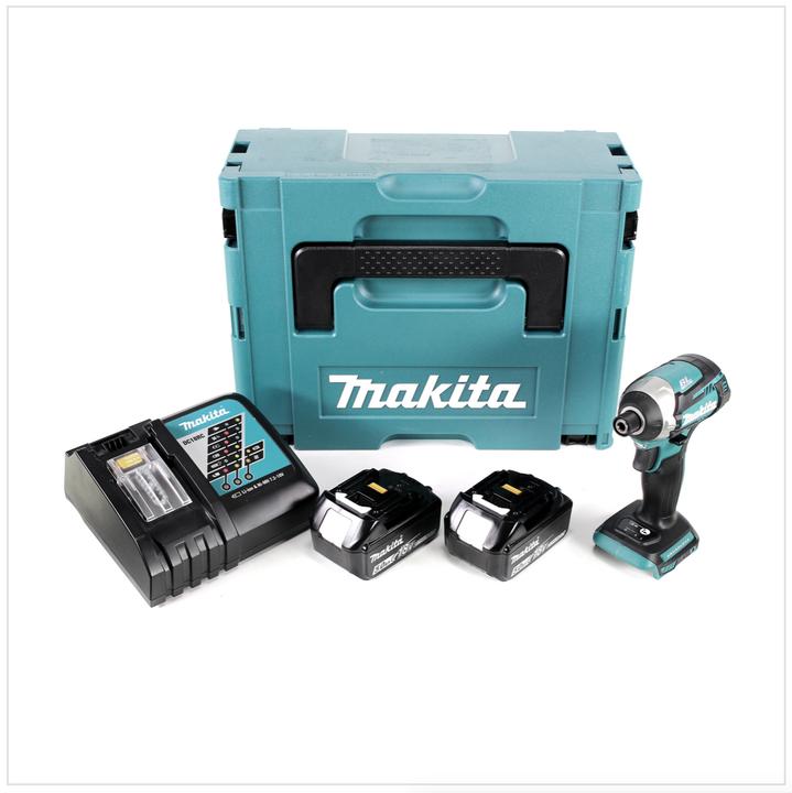 Image du produit Makita DTD 154 RTJ 18 V Li-Ion Visseuse à chocs sans fil avec boîtier MakPac + 2x Batteries BL1850 5