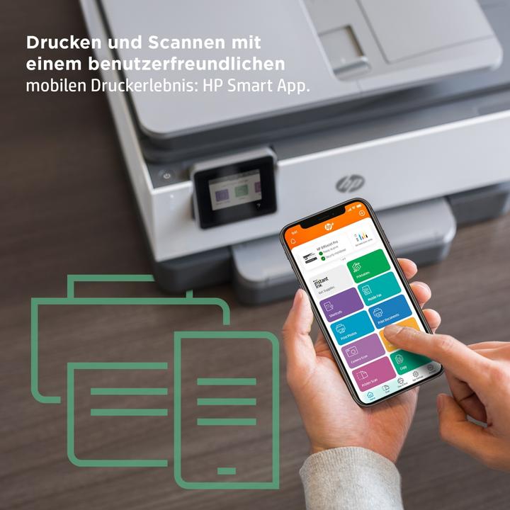 Produktbild HP OfficeJet Pro 9010e All-in-One Drucker (Tintenpatrone, Farbe)