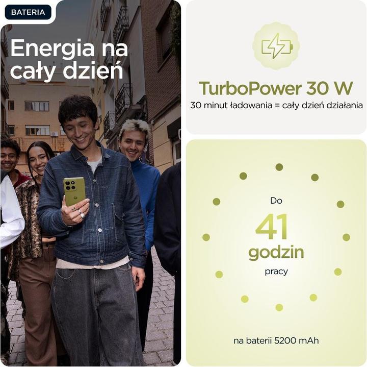 Immagine prodotto Motorola Moto G86 (256 GB, Cipresso d'oro, 6.67", SIM + eSIM, 5G)