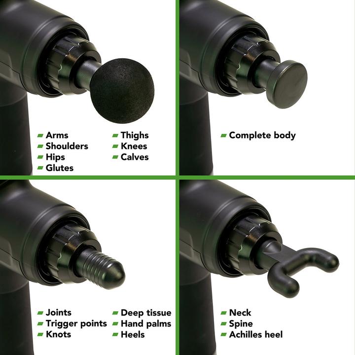 Produktbild Tunturi Massage Gun Pistole MG50 (20 Stufen, 300 min)