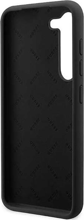 Produktbild Guess Silicone Vintage Gold Logo Case für Samsung Galaxy S23 - black (Samsung Galaxy S23)