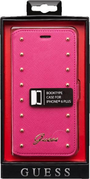 Produktbild Guess BUCHHÜLLE GUFLBKP6LSAP IPHONE 6 PLUS ROSA Standard (Apple iPhone 6 Plus, Apple iPhone 6s Plus)