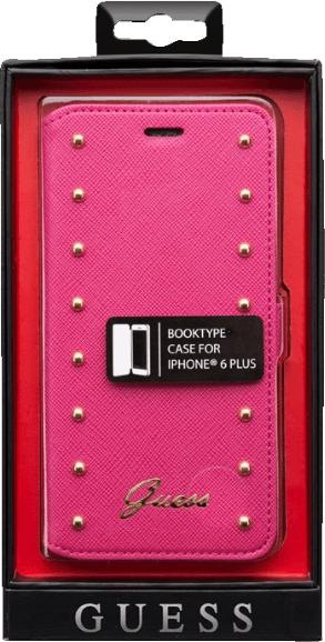 Produktbild Guess BUCHHÜLLE GUFLBKP6LSAP IPHONE 6 PLUS ROSA Standard (Apple iPhone 6 Plus, Apple iPhone 6s Plus)