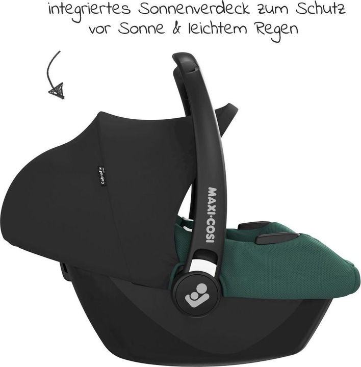 Produktbild Maxi-Cosi CabrioFix I-Size Essential Green (Babyschale, ECE R129/i-Size Norm)