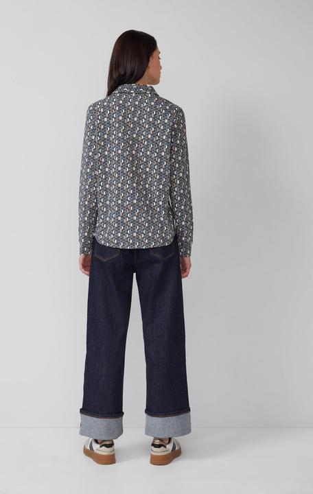 Immagine prodotto s.Oliver T-Shirt Elastische Jerseybluse mit All-over-Print (48)