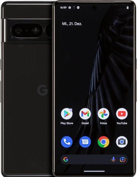 Produktbild Google Pixel 7 Pro (128 GB, Obsidian, 6.70", SIM + eSIM, 5G)