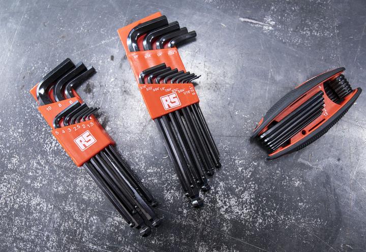Actual product image RS PRO Triple pack ball ended hexagon keys