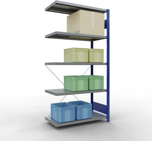 Actual product image Schulte Lagertechnik MULTIplus330 boltless bay system with cross brace