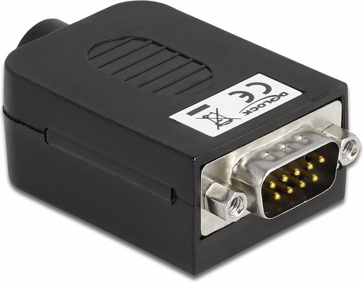 Actual product image Delock Adapter terminal block 10Pin - DB9 RS-232 connector (Sub-D 9, 5.18 cm)