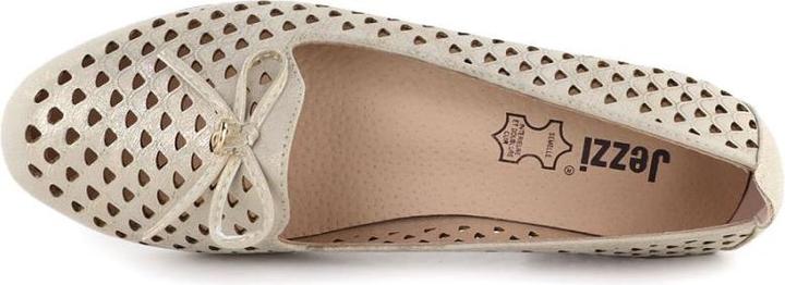 Image du produit Jezzi Women's openwork gold lords shoes 222-5 (40)