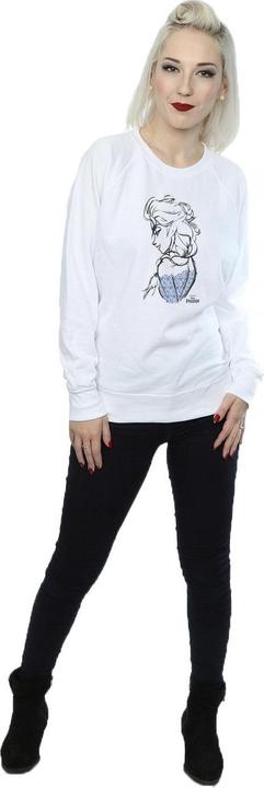 Actual product image Disney Frozen Womens/Ladies Elsa Sketch Heather Sweatshirt (L)
