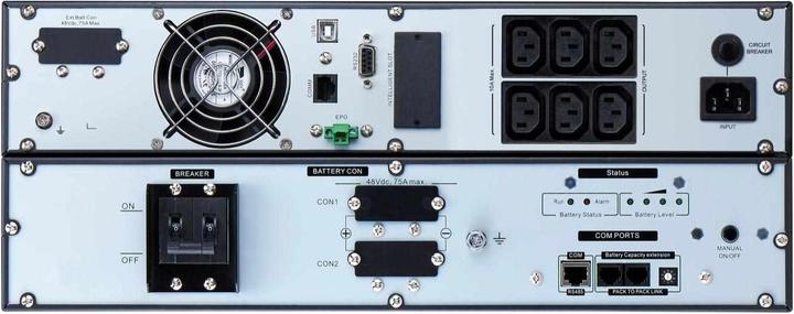 Immagine prodotto APC Easy Ups On-Line Li-Ion Srvl Rt (2000 VA, 1800 W, Doppio convertitore online UPS)