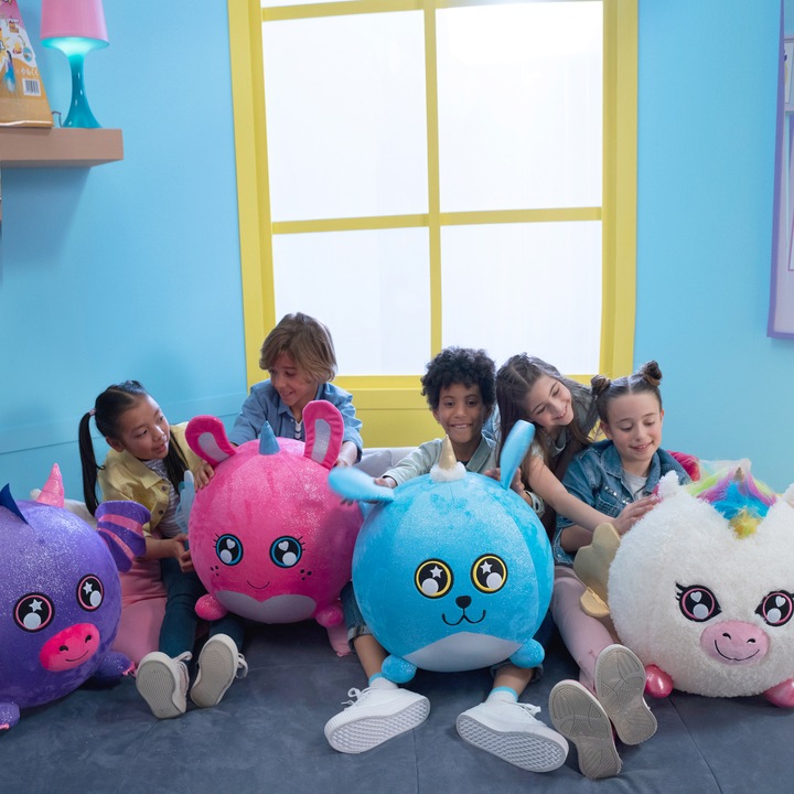 Immagine prodotto Moose Peluche gonfiabile unicorno arcobaleno Biggies