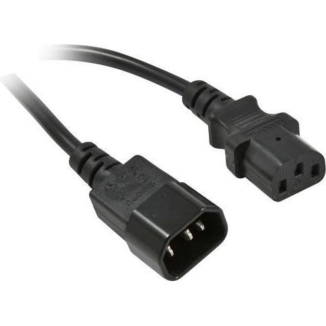 Synergy 21 Netzkabel 230V KaltgerÃ¤te IEC-C13(Buchse)/KaltgerÃ¤te IEC-C14(Stecker), 5m (5 m), Cavo di alimentazione, Nero