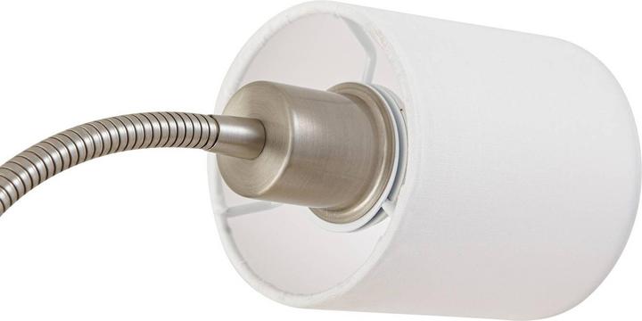 Immagine prodotto Lindby Lampada da terra Aovan con mensola e USB, nichel (E27)