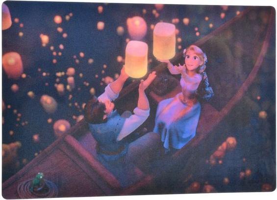 Produktbild Disney Rapunzel & Flynn Rider, Pascal Postkarte Kanu Lenticular