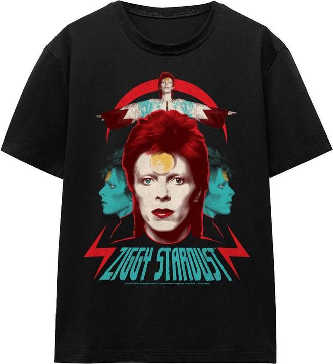 Produktbild David Bowie Ziggy Heads TShirt (L)