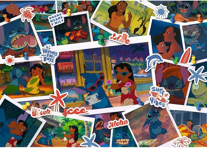 Produktbild Trefl Puzzle Lilo & Stitch: Süsse Erinnerungen 1000 Teile (1000 Teile)