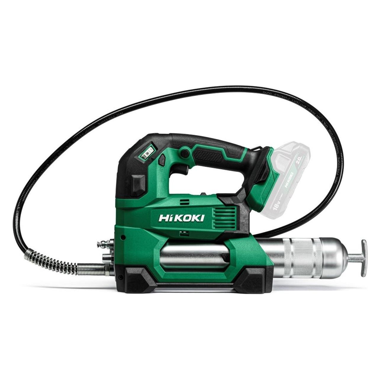 Hikoki, Patroonpistool + Vetspuit, Akku-Fettpresse AL18DA