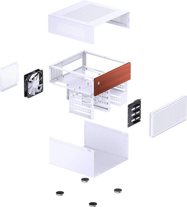 Image du produit Jonsbo N4 White (mATX, ITX)