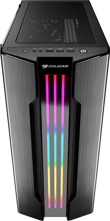 Immagine prodotto Cougar Caso Gemini S Iron-Gray RGB Mid (ATX, mATX, Mini-ITX, SSI CEB)