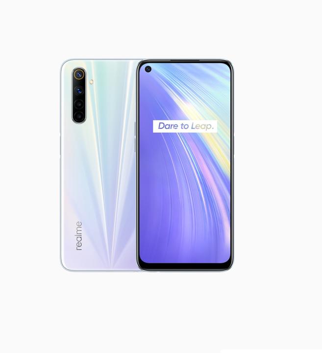 Immagine prodotto realme 6 (8GB) (128 GB, Cometa Bianca, 6.50", Doppia SIM + SD, 4G)