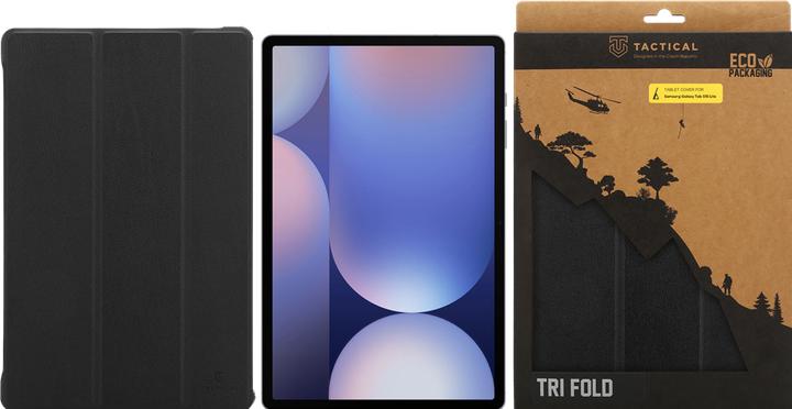 Produktbild Tactical Taktisches Buch Tri-Fold Etui für Samsung Galaxy TAB S10 Lite Schwarz (Samsung Galaxy Tab S10 FE, Samsung Galaxy Tab S10 Lite, Samsung Galaxy Tab S9, Samsung Galaxy Tab S9 FE)
