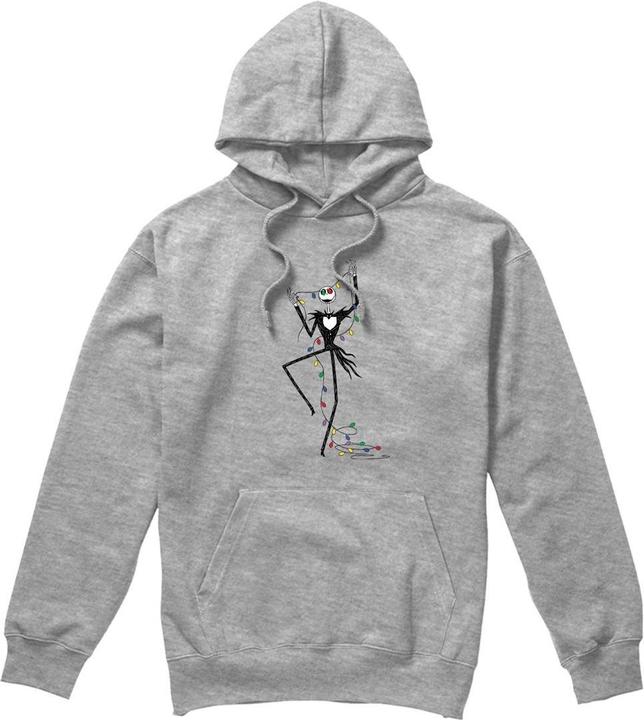 Immagine prodotto The Nightmare Before Christmas Felpa con Cappuccio Jack Luci da Favola Uomo (XXL)