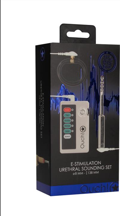 Actual product image Ouch! E-stim Urethral Sounding Set - Small