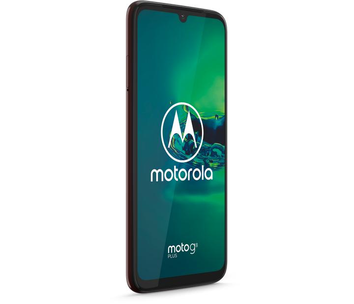 Produktbild Motorola G8 Plus (64 GB, Dunkelrot, 6.30", Hybrid Dual SIM, 4G)