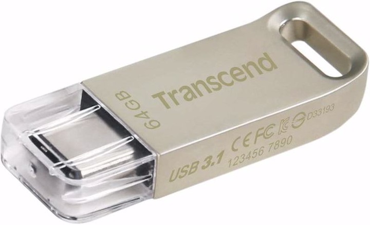 Transcend Jetflash (64 GB, USB-C, USB 3.0)