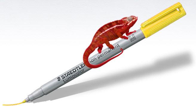 Actual product image Staedtler Lumocolor non-permanent (Yellow, 1 mm, 1 x)
