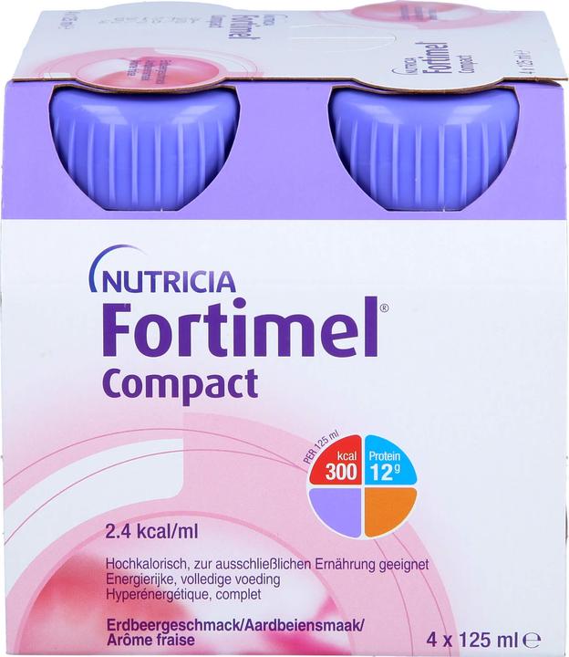 Produktbild Fortimel Compact 2.4 Erdbeere (Erdbeer, 4 x)