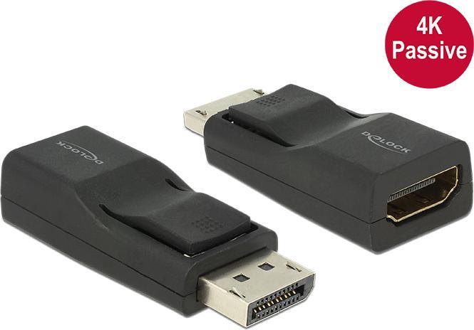 Produktbild Delock DisplayPort 1.2 Stecker auf HDMI Buchse (HDMI, 5.70 cm)