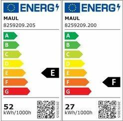 Etichetta energetica Maul MAULsirius lampada da terra 8259295 Sensore di movimento/luce, dim. (6951 lm)