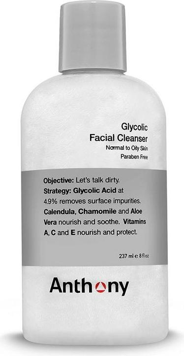 Image du produit Anthony Nettoyant Glycolique pour le Visage (Lingettes nettoyantes pour le visage, 237 ml)