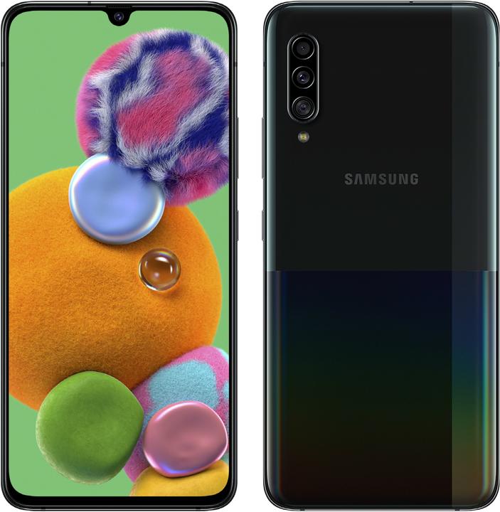 Produktbild Samsung Galaxy A90 5G (128 GB, Black, 6.70", Single SIM, 5G)